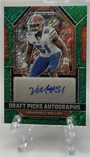 Ventrell Miller 2023 Prizm Draft Picks Autographs Green Shimmer Auto 3/8! Gators