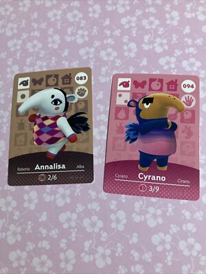 Animal Crossing Amiibo Cards Series 1 Anteaters Anna Lisa