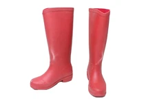 HAVAIANAS GALOCHAS HI TALL MATTE RAIN BOOT RUBY RED EUR 35 WOMEN'S RAIN BOOTS 5W