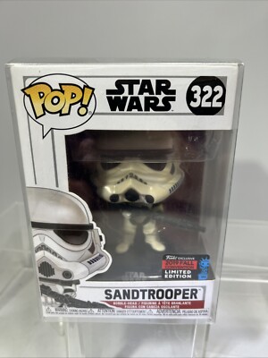 Funko Pop! Star Wars Sand Trooper #322 2019 Fall Convention Ex W