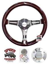 1980-1988 Gmc Ck Pickup Wood Steering Wheel 15 Vintage Mahogany 1980-1988 Gmc Ck Pickup Wood Steering Wheel 15 Vintage Mahogany