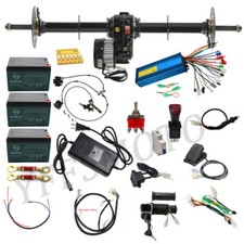 30-40'' Differential Rear Axle Kit 36V 1000W Brushless Motor for 4 Wheeler Mower