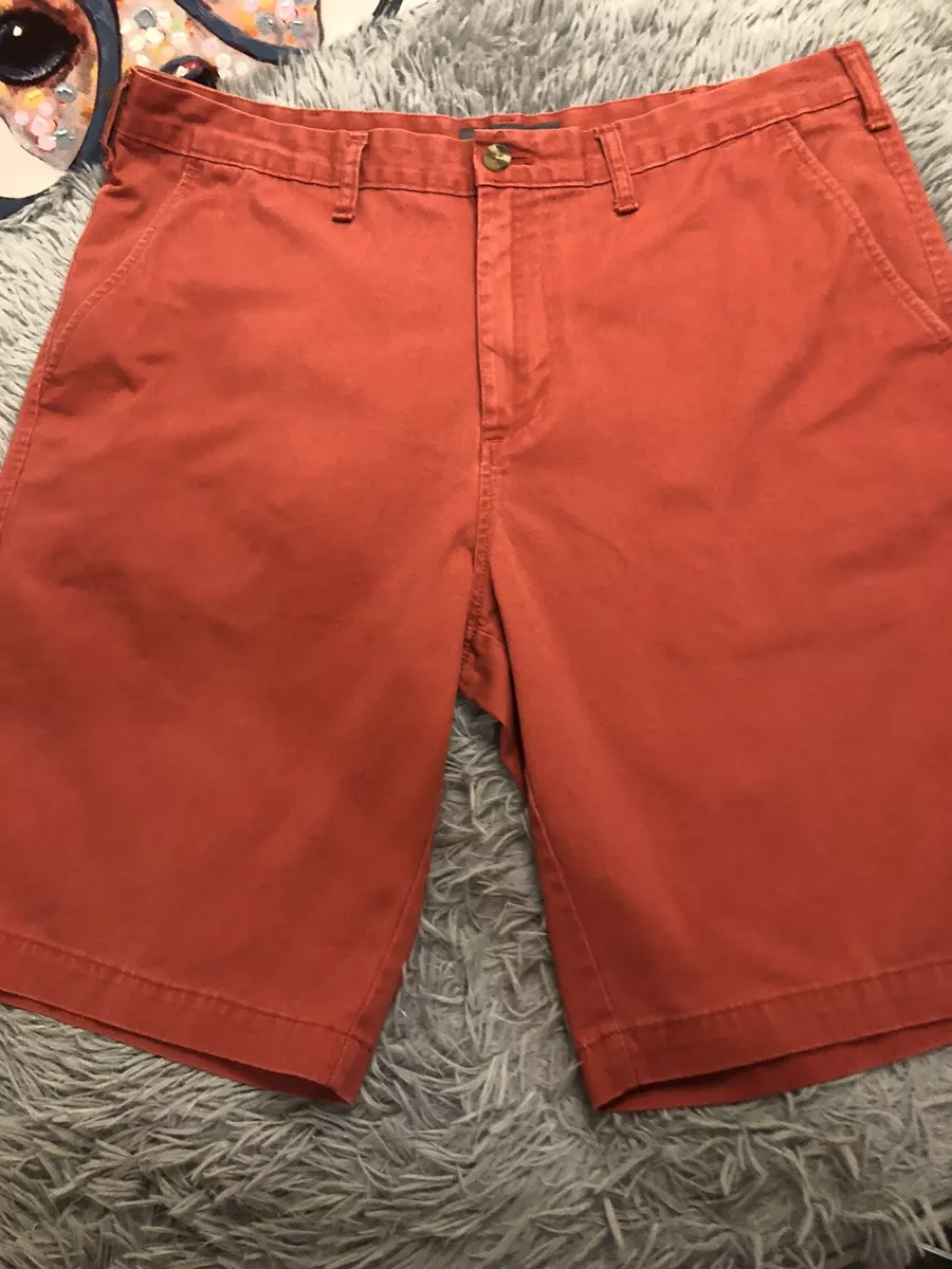 Eddie Bauer Shorts Mens Size 38 Wine Red Chino Golf Outdoors 100