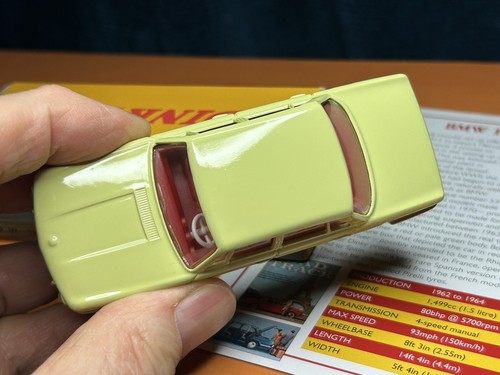 Dinky Atlas Toys #534 BMW 1500 Cream Mint in fine Box - Picture 6 of 7