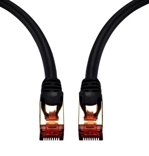 Cable de red Ethernet RJ45 Cat7 plomo 10 Gbps 600 MHz parche LAN UTP chapado en oro - Imagen 49 de 60