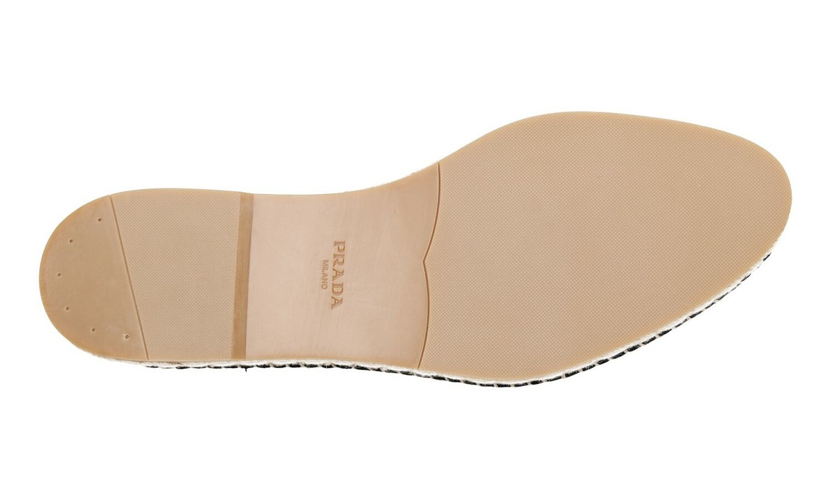 セール★PRADA★1XX583 AUTH LUXURY PRADA ESPADRILLES SHOES 2DE118 BLACK NEW US 12