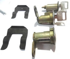 Mercury Ignition Switch Lock Cylinder + Pair(2) Door Lock Cylinder W/2 Logo Keys