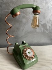 telefono lampada Verde/rame