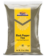 Rani Black Pepper Fine Powder 80 Mesh, Premium Indian 3.5oz 100g 