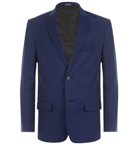 t11 Calvin Klein Boys' Black Suit Set - Blazer & Trousers - Size