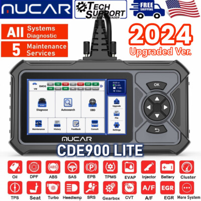 MUCAR CDE900 LITE OBD2 Scanner Automotive All System Diagnostic Car Scan Tool