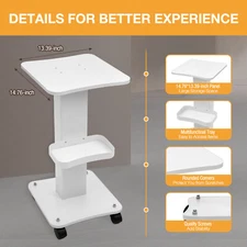 Organizer Stand Rolling Trolley Cart  SPA Beauty Salon Storage Equipment Machine