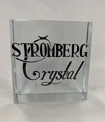 STROMBERG CRYSTAL STORE DISPLAY - SIGN - LOGO