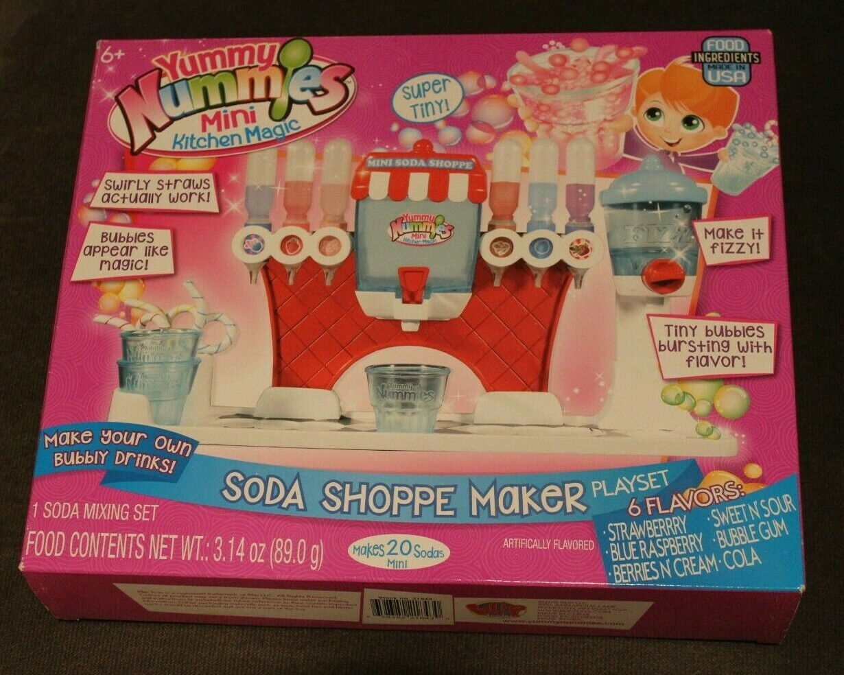 yummy nummy mini kitchen playset soda shoppe maker