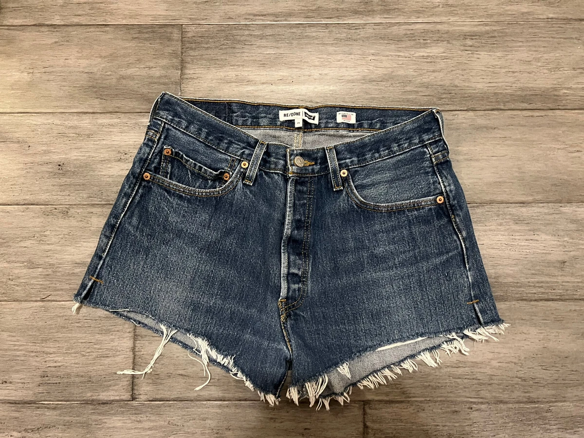 Women s Redone Levi s Denim Vintage Shorts Size 29