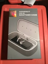 Atrix UV-C Compact Sanitizer Box Wireless QI Charger Phones, Portable Brand New