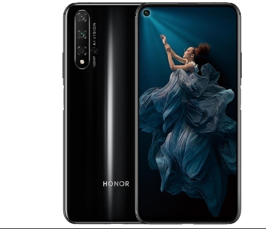 Honor 20 256GB,8GB RAM Dual SIM 4G LTE 48MP NFC Black Smartphone