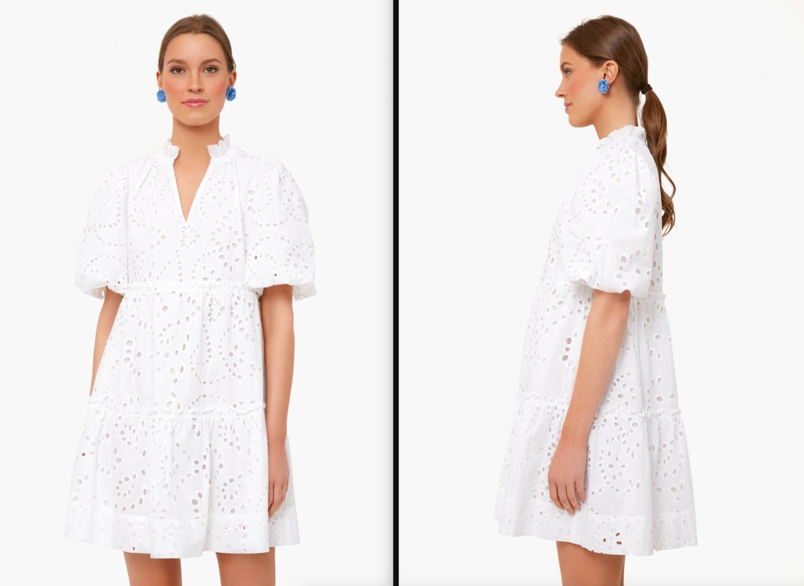 Tuckernuck x Cameron Eubanks Wimberly White Eyelet Lace Palmer Dress sz