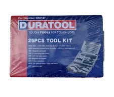 Duratool 25-Piece Mini Tool Kit with Carry Case DIY Hand Tools D00197