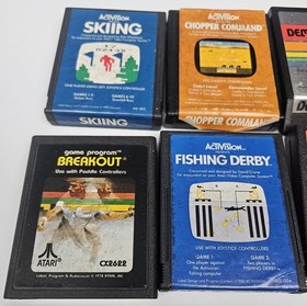 Atari 2600 Lot Of 16 Games Activision Sears Tele-games Pac-man Tested Cart Only