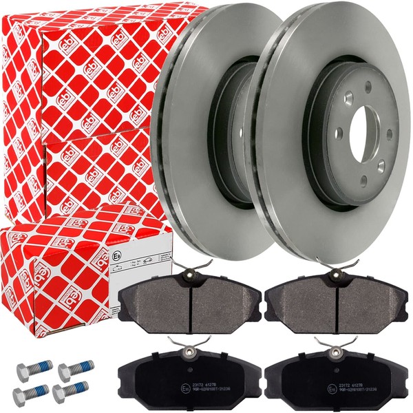 Febi Bremsscheiben 280Mm + BelÄGe Vorne FüR Renault Laguna Megane Scenic Clio-image