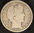 1902 P Philadelphia Mint Barber Half Dollar