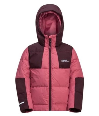 JACK WOLFSKIN Mädchen Winterjacke Daunenjacke Actamic Down Jacket Gr 176 pink