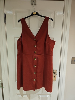 New Look Pinafore Dress UK Size 18 BNWT UK