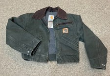 VTG Carhartt YY J97 MOS Youth Detroit Jacket RARE XS