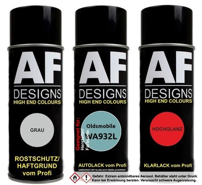 Spraydose Set für Oldsmobile WA932L Light Dragonfly Metallic Autolack Klarlack G
