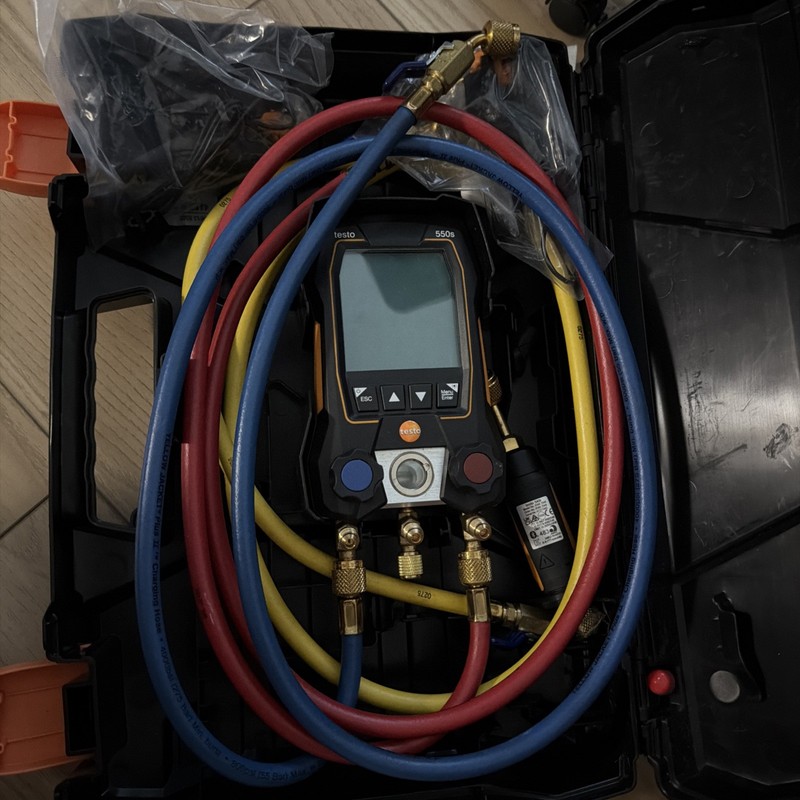 testo 550s AC Manifold Gauge Set - Manifold Gauges HVAC