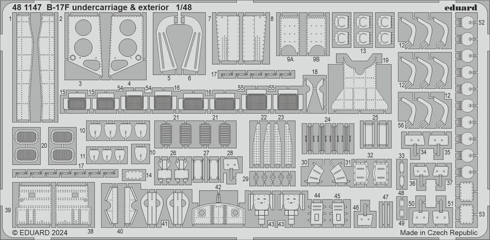 Eduard Accessories BIG49428 - 1:48 B-17F Part II - New