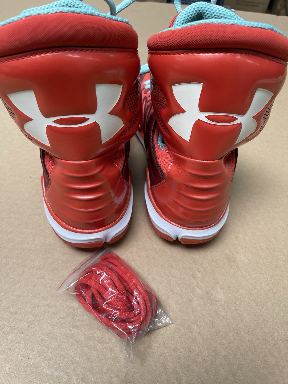 UNDER ARMOUR® Micro G Charge BB Red Basketball Sneakers Men’s Size 12 DS image 5