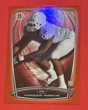 2014 Bowman Rookies Red Foil /199 Kareem Martin #49