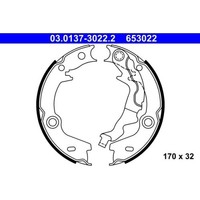 1X Bremsbackensatz, Feststellbremse ATE 03.0137-3022.2 Passend FüR Hyundai