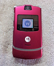 TESTED Motorola RAZR v3 Flip Phone Pink T-Mobile