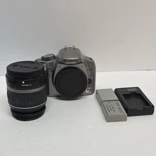 canon eos rebel xsi digital camera W/ Canon Efs 18-55mm Lens 2 Battery And Charg