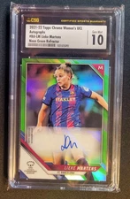 2021-22 Topps Chrome UEFA Women's Champions - Lieke Martens /50 Auto CSG 10
