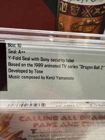 PS1 DBZ DRAGON BALL Z: ULTIMATE BATTLE 22 PERFECT GRADED PSA 10 A++ NEW Sealed