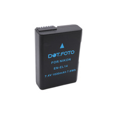 EN-EL14a Battery for Nikon D3200 D3300 D3400 D5300 D5500 D5600 P7700 P7800