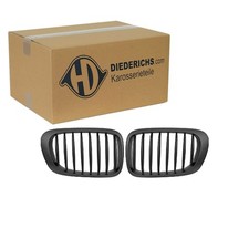 DIEDERICHS SPORT KÜHLERGRILL NIEREN SCHWARZ passend für BMW 3er E46 Coupe Cabrio