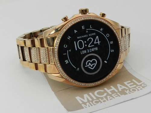 Michael Kors Gen 5 Bradshaw Pavé Rose Gold-Tone Smartwatch MKT5089