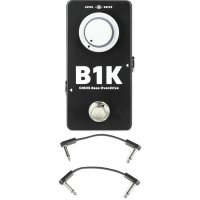Darkglass Microtubes B1K Distortion Mini Pedal with EBS Patch Cables