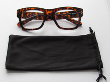 A.J. MORGAN Reading Reader Glasses +2.25  51-20.5-143 NEW w/ CASE