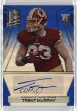 2014 Panini Spectra Rookie Auto Blue Prizm 34/49 Trent Murphy #293 Auto 7eo