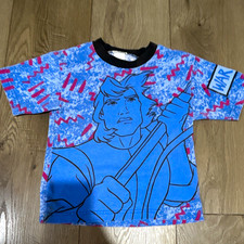 Vintage 90s Kids Size 4T Disney Pocahontas John Smith WarDrums AOP T-Shirt Youth