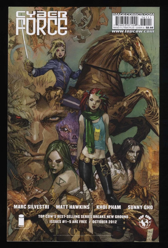 Witchblade #161 VF/NM 9.0 John Tyler Christopher Negative Space Variant Cover! - Image 2 of 2