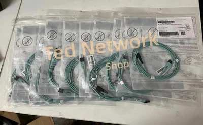 lot of 10 Corning Optical Fiber Cables jumper 10FT(3M) LSZH multimode lc to lc - Image 1 of 3