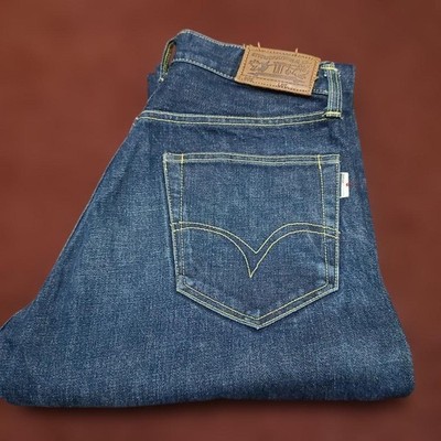 STUDIO D'ARTISAN S Denim Jeans S Leder Patch Selvedge Vintage Style
