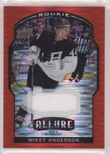 2020-21 Upper Deck Allure Rookie Red Rainbow Jerseys Mikey Anderson #83 07bl